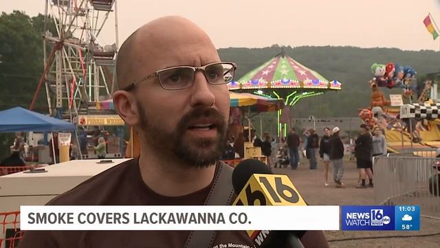 Smoke in the air: Pennsylvanians react to poor air quality caused by Canadian wildfires. смотреть онлайн
