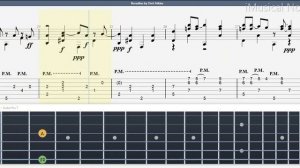 Guitar TAB (Chet Atkins) Borsalino | (1924-2001) Tutorial / Sheet / Lesson #iMn