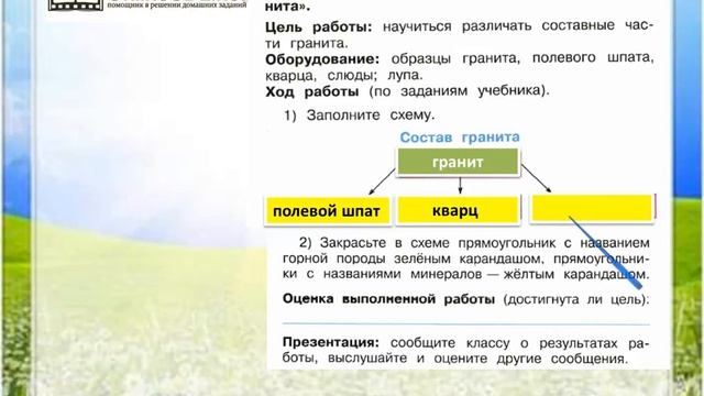 Задание 1 Заглянем в кладовые Земли - Окружающий мир 2 класс (Плешаков А.А.) 1 часть смотреть онлайн