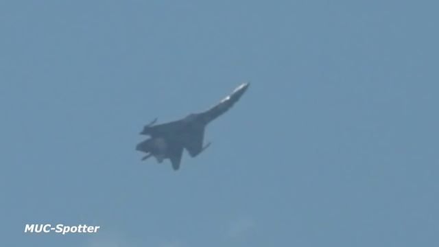 Sukhoi SU-35 BM Flanker-E COBRA Manouvre crazy Vector Trust Action смотреть онлайн