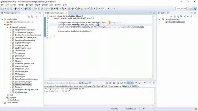 Java Tutorials: StringBuilder Class Methods - 1 смотреть онлайн