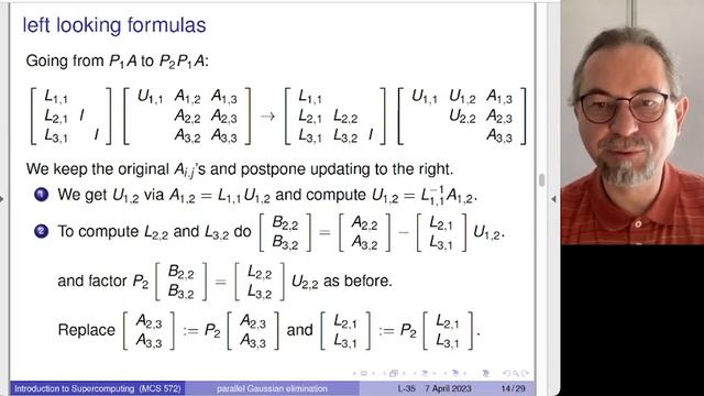 Parallel Gaussian Elimination on parallel shared memory computers and graphics processing units смотреть онлайн