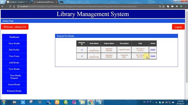 Online Library Management System Project in PHP | MYSQL | HTML | CSS - College Projects for CS смотреть онлайн