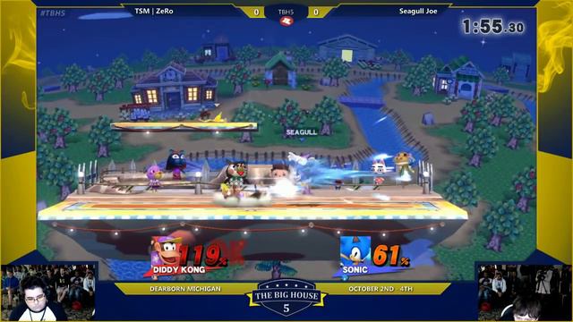 TBH5 Smash 4 - TSM | ZeRo (Diddy Kong) vs Seagull Joe (Sonic) - Pools смотреть онлайн