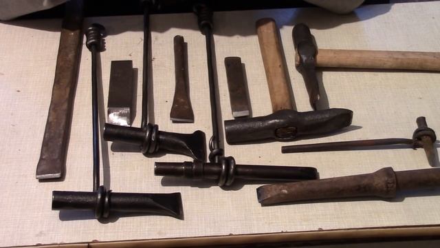 Зубило.Кузнечный инструмент. смотреть онлайн