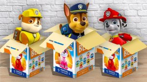 СВИТ БОКС игрушки  - Щенячий Патруль. ПОЖАРНАЯ и ПОЛИЦЕЙСКАЯ машинка везут СЮРПРИЗЫ .