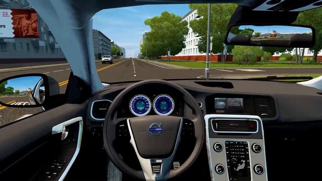 Volvo XC90 - City Car Driving | Steering wheel gameplay смотреть онлайн