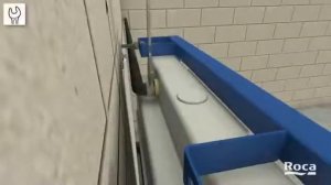 Установка подвесного унитаза на систему инсталляции Roca