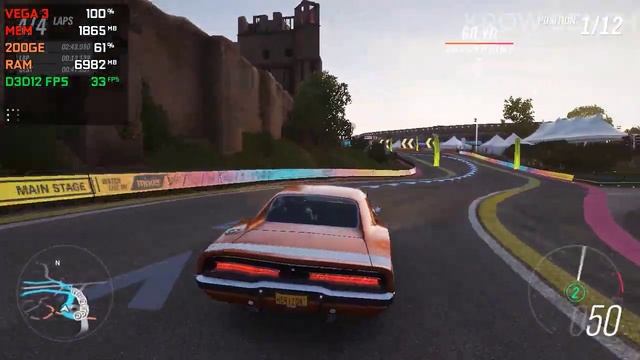 Forza Horizon 4 | Athlon 200GE + VEGA 3 | 720p, Very Low Settings смотреть онлайн