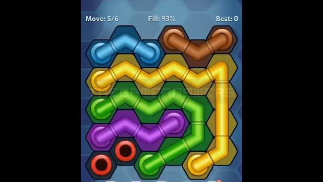 Pipe Lines Hexa Regular Level 41-50 Solution смотреть онлайн