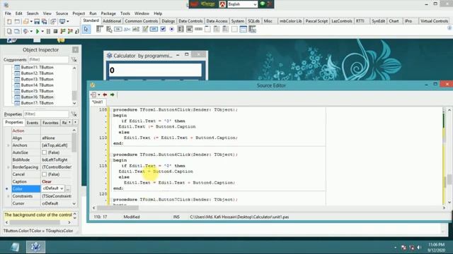 Lazarus IDE : A Calculator смотреть онлайн