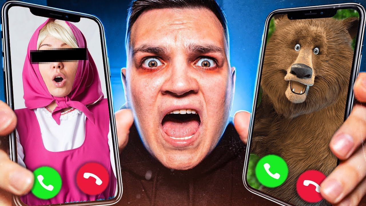 МАША И МЕДВЕДЬ НАПАЛИ НА НАС в 3:00! (2 ЧАСТЬ) смотреть онлайн