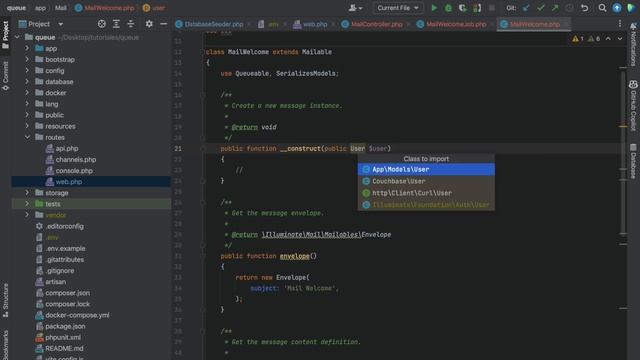 Laravel Queue 3/4 - Configuracion de Mail, Job y envio de correo sincrono смотреть онлайн