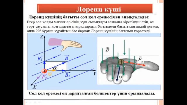 10-сынып. Физика. Лоренц күші смотреть онлайн