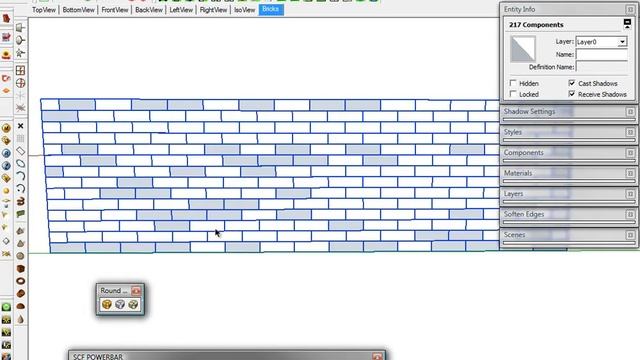 Sketchup - Tile & Brick Technique смотреть онлайн