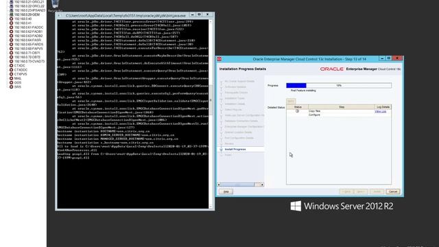 Install 0-Warrning Oracle EM 13c on vSphere Windows 2012 R2/2019 AD member смотреть онлайн