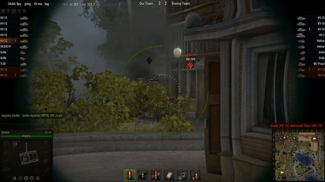 WOT: Live Oaks - KV-1S - 2 frags смотреть онлайн