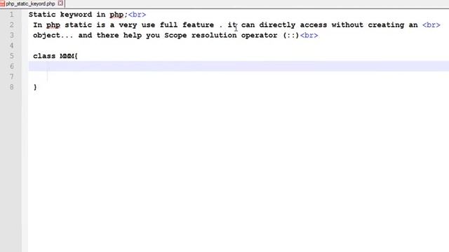 Beginner php oop part 22 static keyword смотреть онлайн