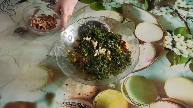 Салаты с Мятой