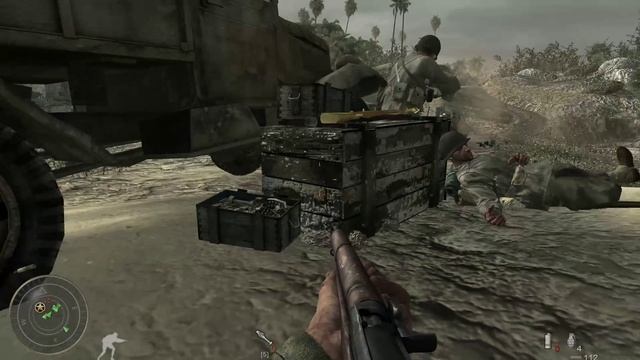 Call of Duty - World at War _ серия 3 _ Жёсткая посадка.