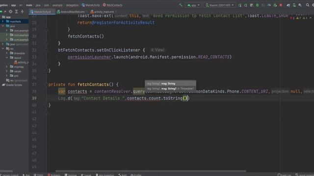 How to Fetch the Contact List Like WhatsApp Kotlin Android Studio смотреть онлайн