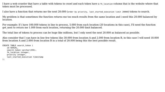 Databases: Limit balancing results by a column смотреть онлайн