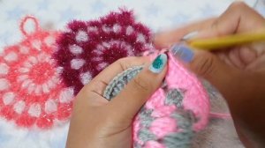 Вязание крючком/Чистилка для посуды крючком/ 수세미 만들기/crochet dishwasher