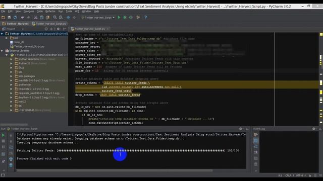 Twitter Data Sentiment Analysis Using etcML and Python Code смотреть онлайн