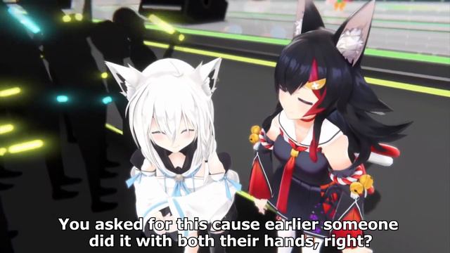 Fubuki and Mio turn into metronomes and let us pat their heads (Hololive / Low quality Eng. Sub) смотреть онлайн