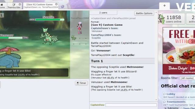 Starter Pokemon Metronome Tournament - Top 32 - Sceptile Vs Venusaur смотреть онлайн