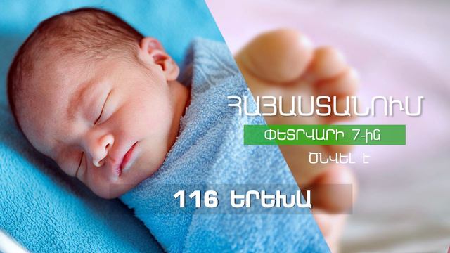 Փետրվարի 7-ին Հայաստանում ծնունդների թիվը смотреть онлайн