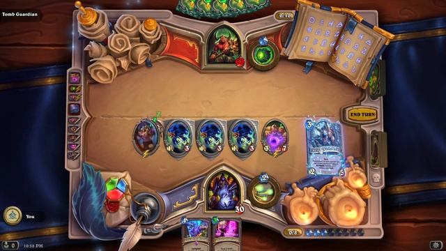Book of Heroes Gul'dan vs Tomb Guardian | Hearthstone Book of Heroes смотреть онлайн