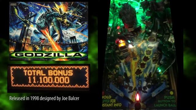 Godzilla Pinball - Gameplay смотреть онлайн