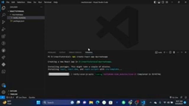 How to Create React js project in vs code || How to install React Js смотреть онлайн