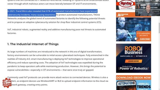 October 30 News: ASi & IO-Link at SPS, E&H & Sick, PLC Course, AI Digitization, Cyber Threats & mor смотреть онлайн
