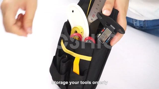 FOSHIO Professional Vinyl Wrap Tools Bag Oxford Pouch Waist Belt Organizer смотреть онлайн