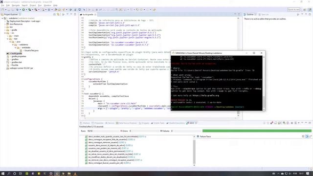 Configurando o Cucumber Java em um projeto Gradle смотреть онлайн