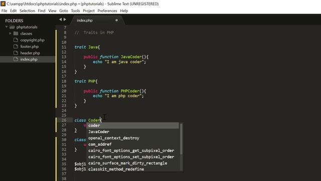 Object Oriented Programming in PHP [PART-20]: Traits in PHP смотреть онлайн