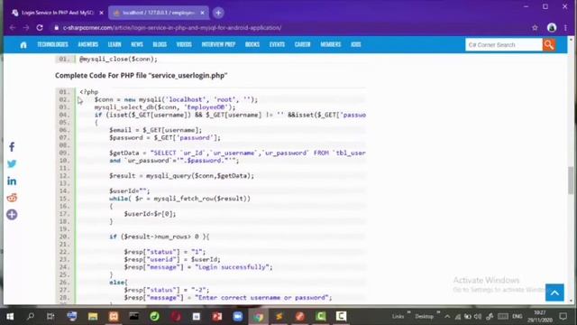 Implementasi Client Server PHP(MYSQL) dan Android смотреть онлайн