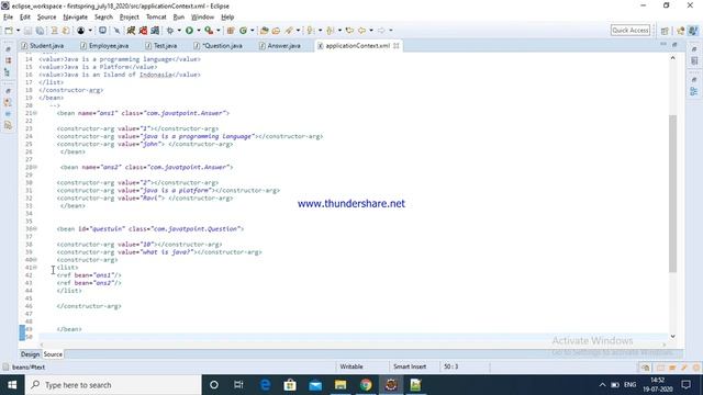 Constructor Injection with Map Example 8 смотреть онлайн