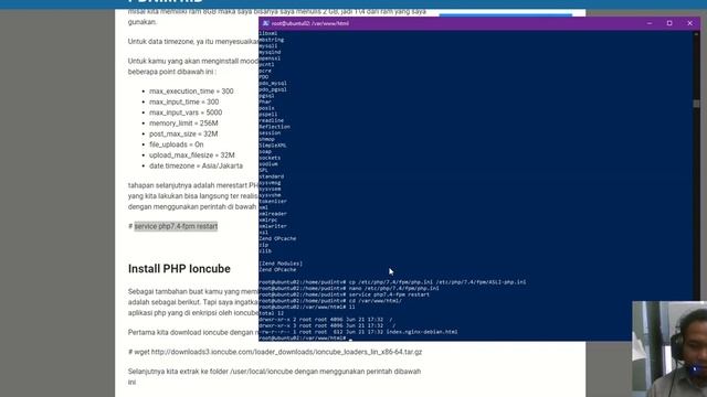 Pemula Tutorial Install Web Server Nginx Mysql dan php fpm di ubuntu | Pudin TV смотреть онлайн