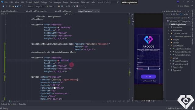Create Login in WPF, MVVM Pattern, C# and SQL Server - Step by Step + Display user data смотреть онлайн