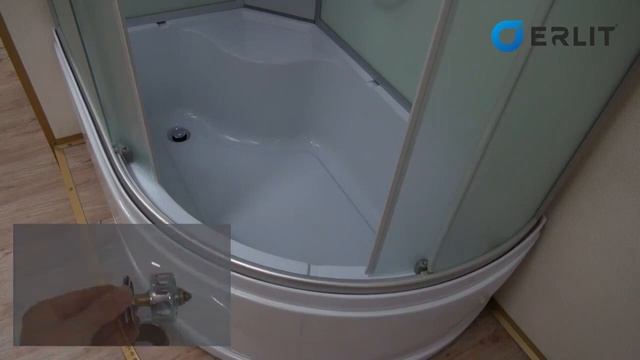Обзор на душевую кабину Erlit ER4512TP C3 и ER4512TP C4 смотреть онлайн