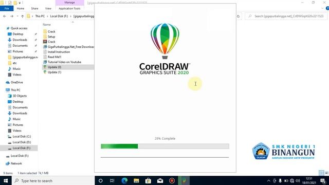 DASAR DESAIN GRAFIS - TUTORIAL CARA INSTALASI CORELDRAW 2020 смотреть онлайн