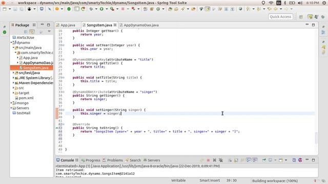 Programming With DynamoDB | Java | CRUD operations using DynamoDB Mapper Class | Part - 4 смотреть онлайн