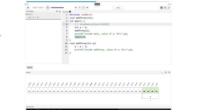 Modify an integer variable value using a function with pointers смотреть онлайн