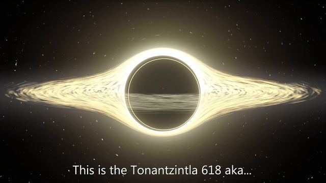 How small is Stephenson 2-18 compared to the biggest Black Hole ever discovered? (Ton 618) смотреть онлайн