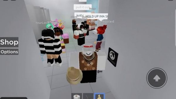 roblox public bathroom simulator.. (DISGUSTING THINGS AAAA)