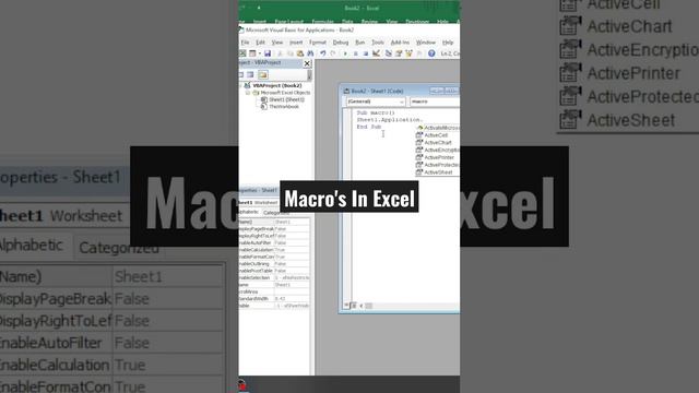 Macro's In Excel смотреть онлайн