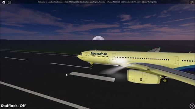 Flying Mountain Air on Airbus A330｜First Class｜ROBLOX Airline Review смотреть онлайн
